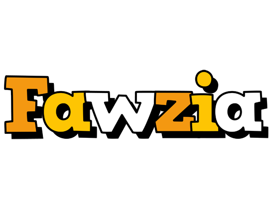 Fawzia cartoon logo