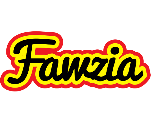Fawzia flaming logo