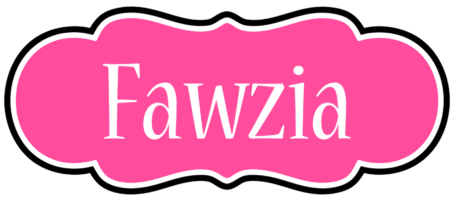 Fawzia invitation logo