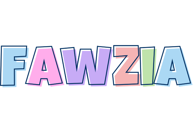 Fawzia pastel logo