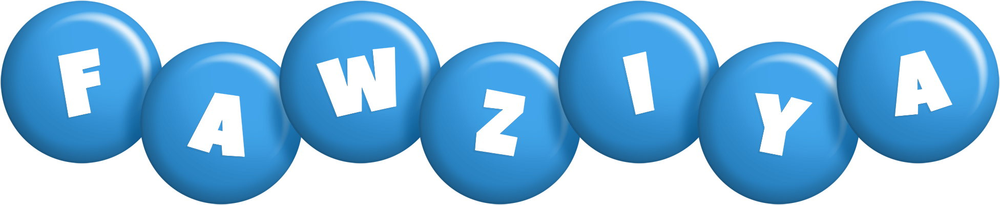 Fawziya candy-blue logo