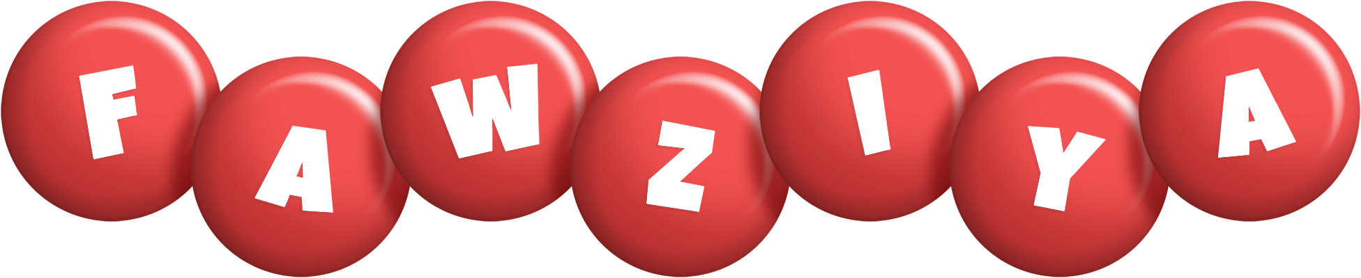 Fawziya candy-red logo