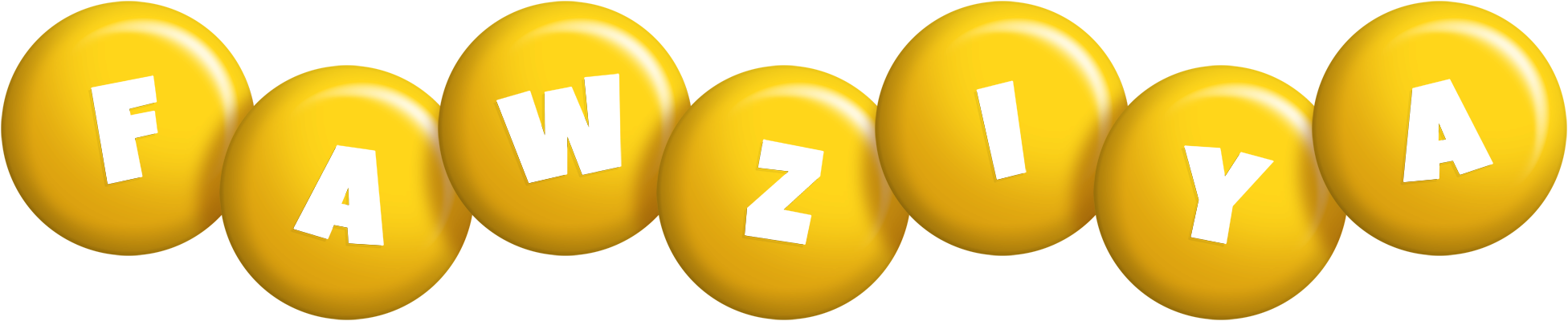 Fawziya candy-yellow logo