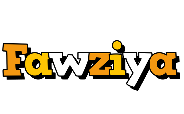 Fawziya cartoon logo