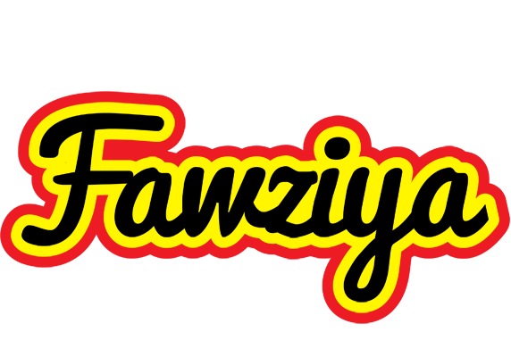 Fawziya flaming logo