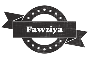 Fawziya grunge logo