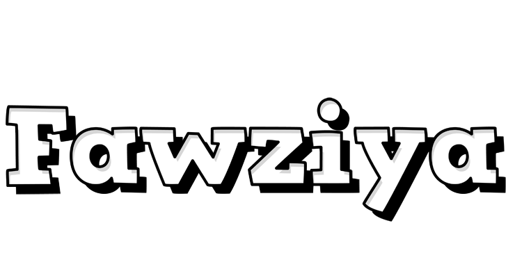 Fawziya snowing logo