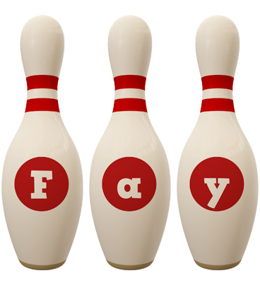 Fay bowling-pin logo
