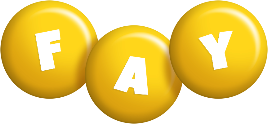 Fay candy-yellow logo