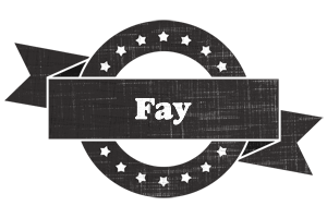 Fay grunge logo