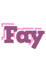 Fay relaxing logo