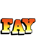 Fay sunset logo