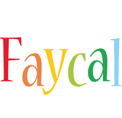 Faycal birthday logo