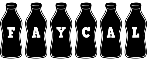 Faycal bottle logo