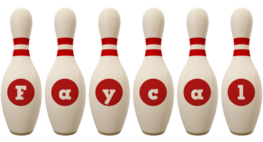 Faycal bowling-pin logo