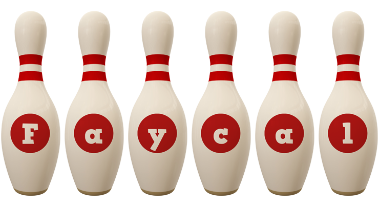 Faycal bowling-pin logo