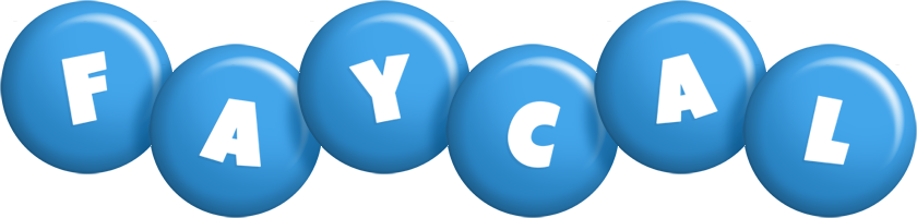 Faycal candy-blue logo