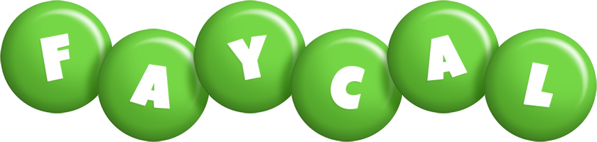 Faycal candy-green logo