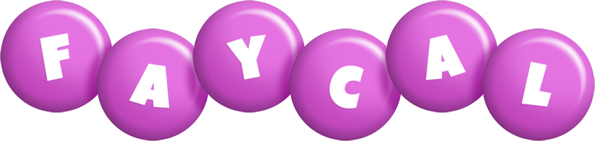 Faycal candy-purple logo