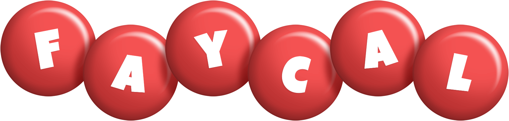 Faycal candy-red logo