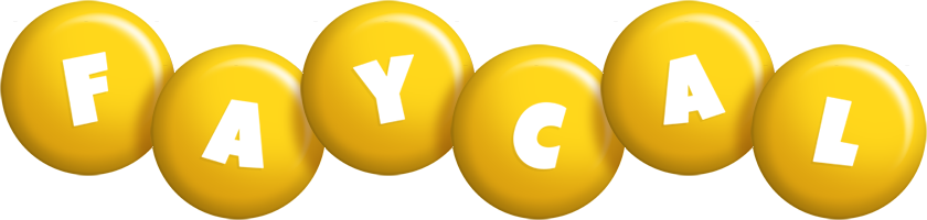 Faycal candy-yellow logo