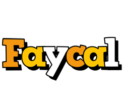 Faycal cartoon logo