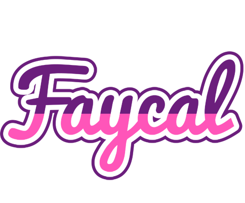 Faycal cheerful logo