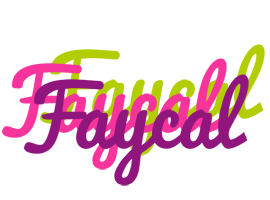 Faycal flowers logo