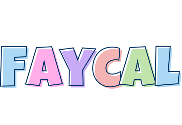 Faycal pastel logo