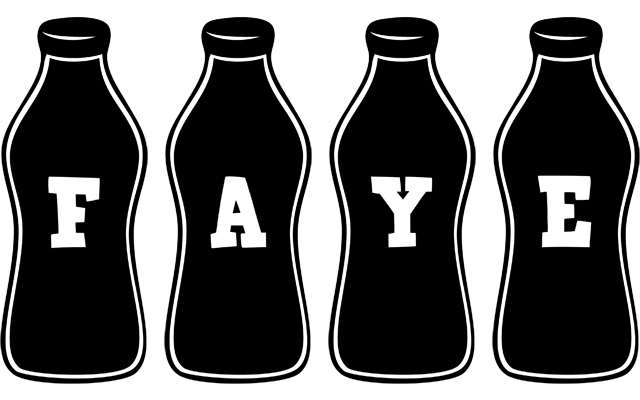 Faye bottle logo