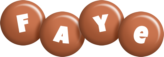 Faye candy-brown logo