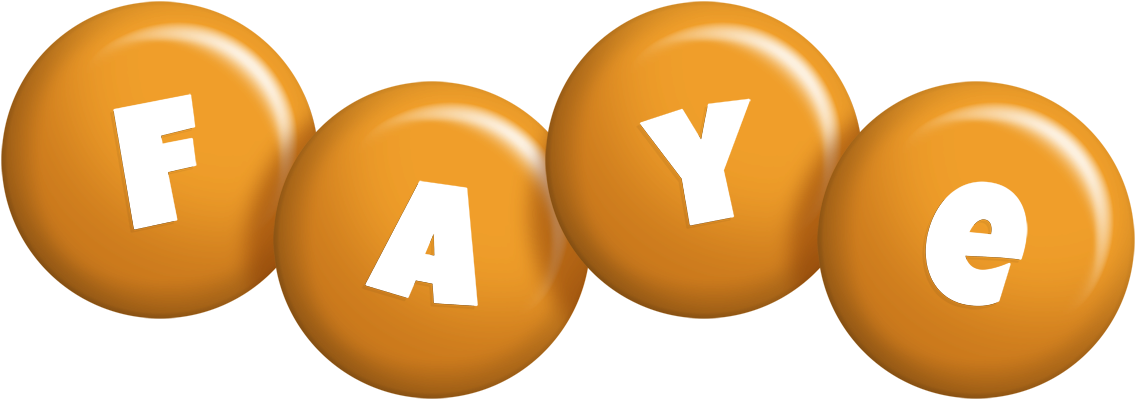 Faye candy-orange logo