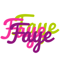 Faye flowers logo