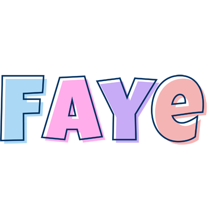 Faye pastel logo