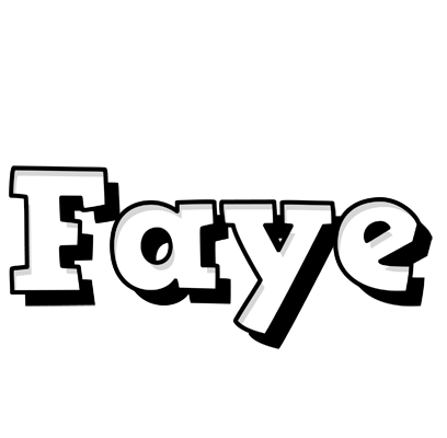 Faye snowing logo