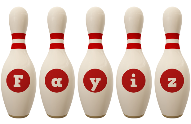 Fayiz bowling-pin logo