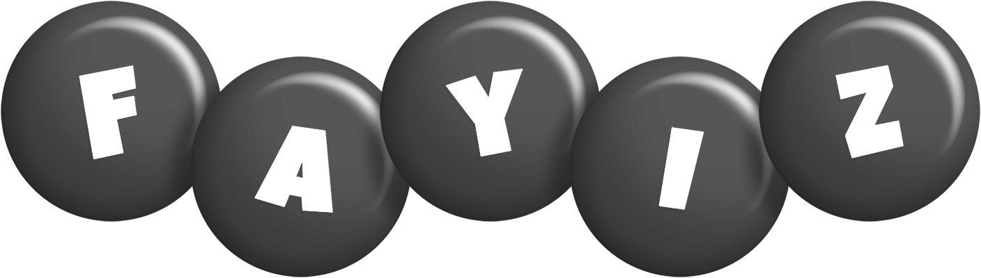 Fayiz candy-black logo
