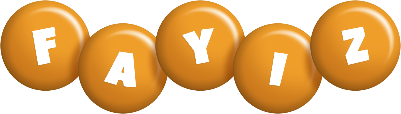 Fayiz candy-orange logo