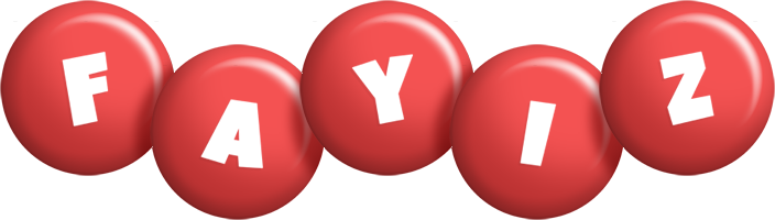 Fayiz candy-red logo