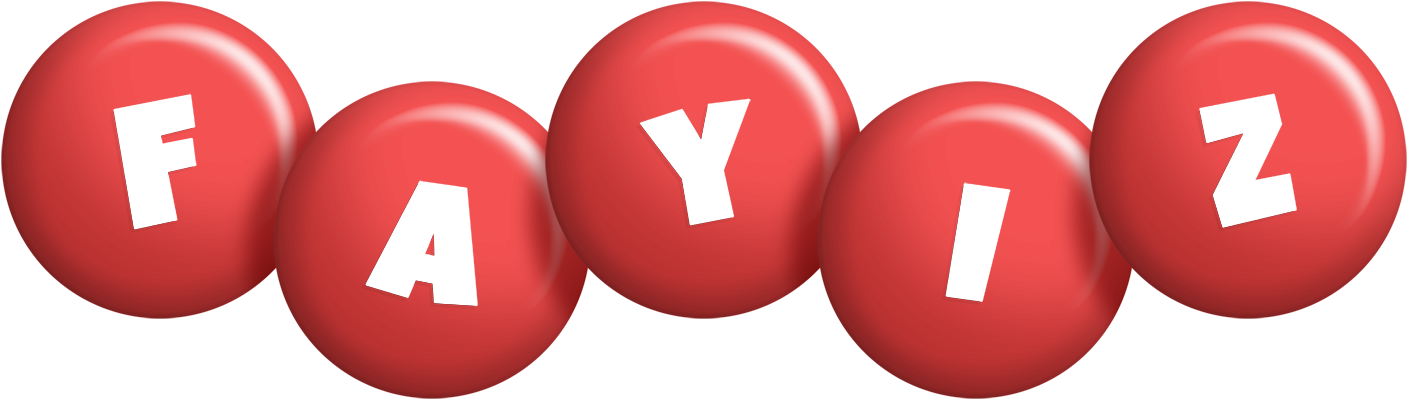Fayiz candy-red logo
