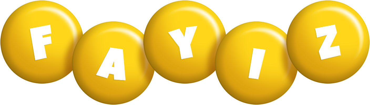 Fayiz candy-yellow logo