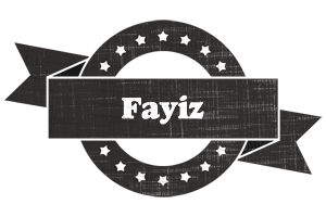 Fayiz grunge logo
