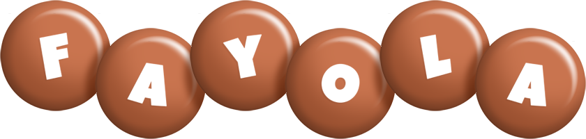 Fayola candy-brown logo