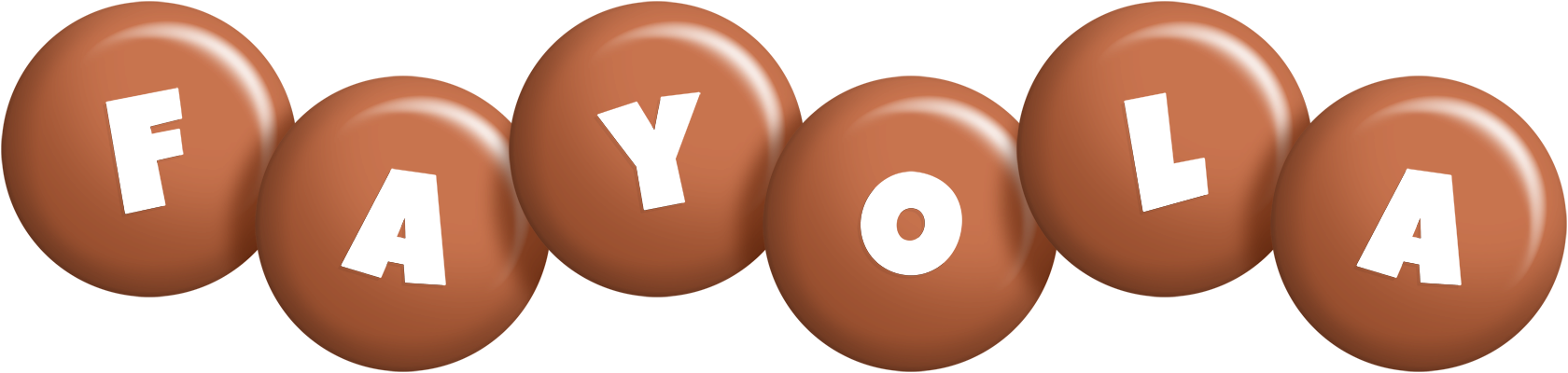 Fayola candy-brown logo