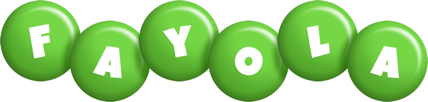 Fayola candy-green logo