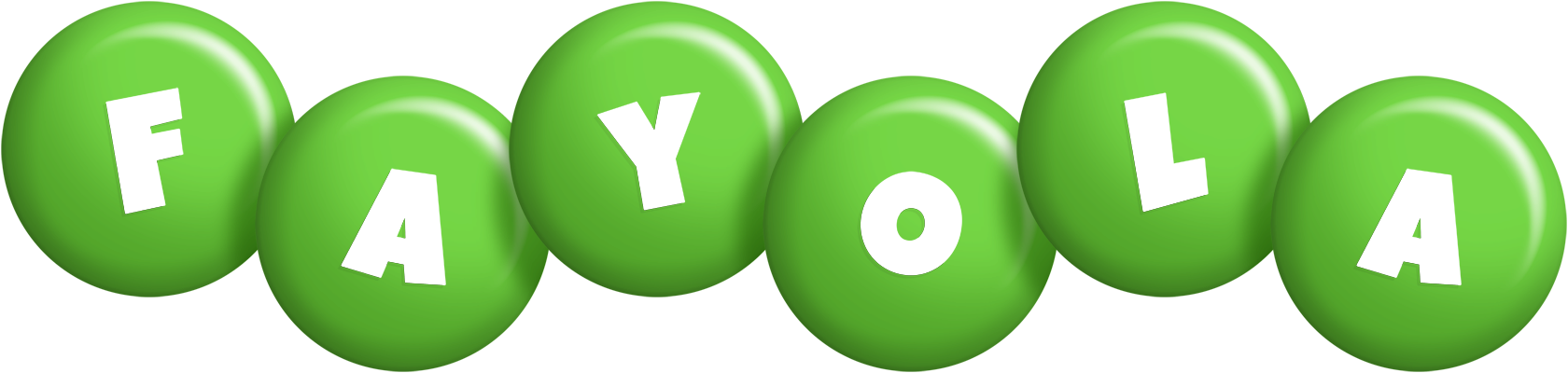 Fayola candy-green logo