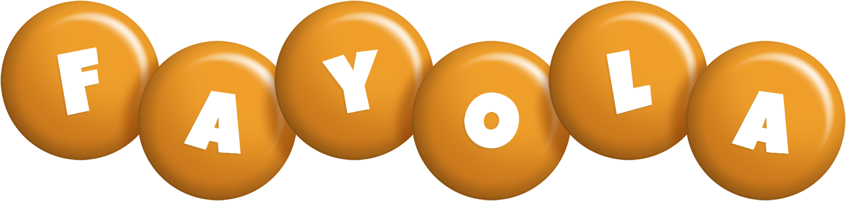 Fayola candy-orange logo