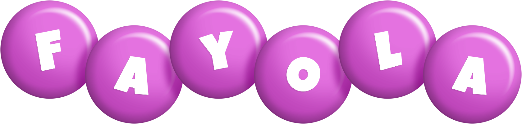 Fayola candy-purple logo