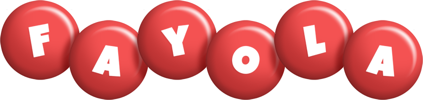 Fayola candy-red logo