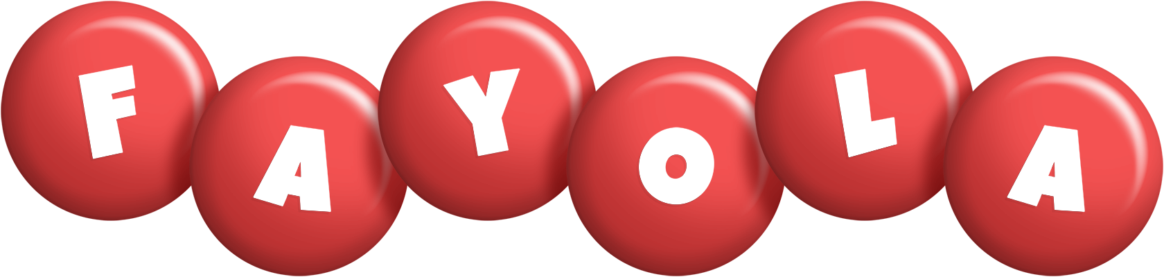 Fayola candy-red logo